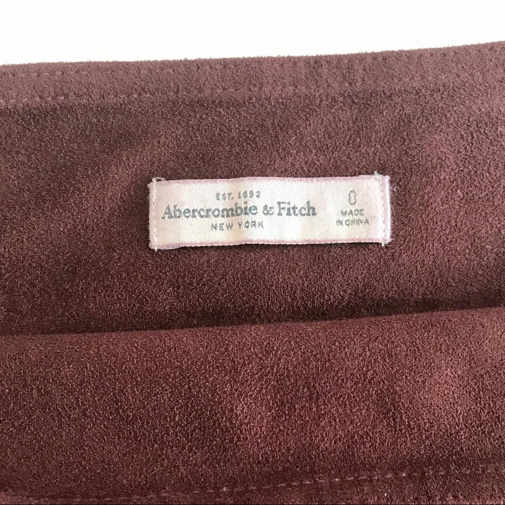 Abercrombie | Suede Box Pleat Skirt - Picture 3 of 3